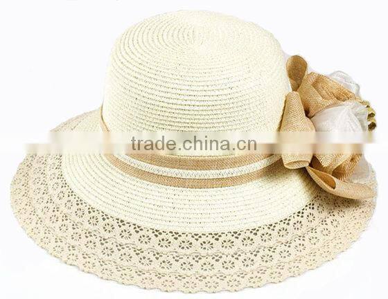 Fashion church ladies straw hats,mexican straw hats
