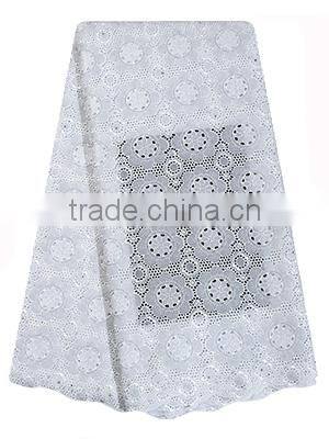 African Lace Fabrics Swiss Voile Lace With Stones Swiss Cotton Lace SL0426