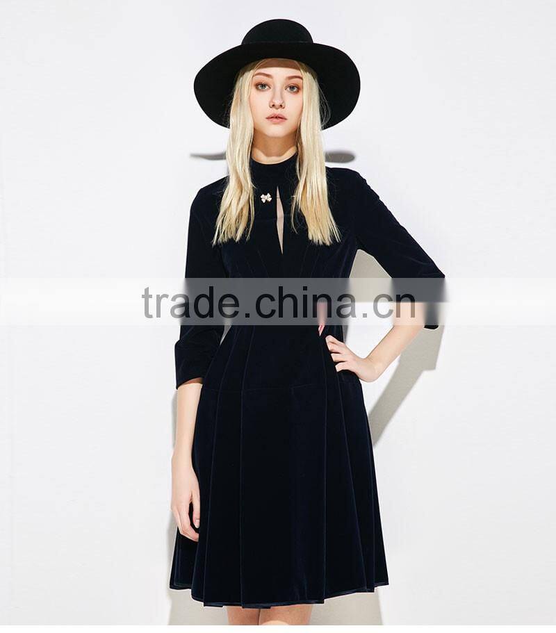 guangzhou nico clothing co., ltd. fashion exquisite workmanship long sleeve pictures of casual dress