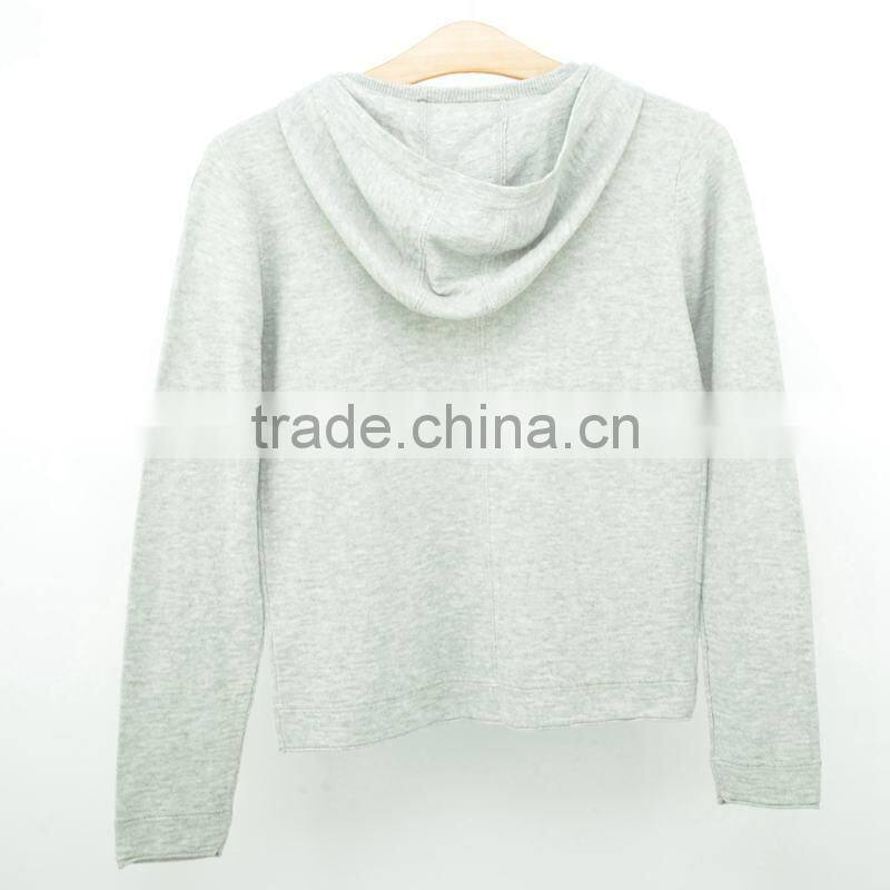 Kids clothing knitting hooded sweater for boys