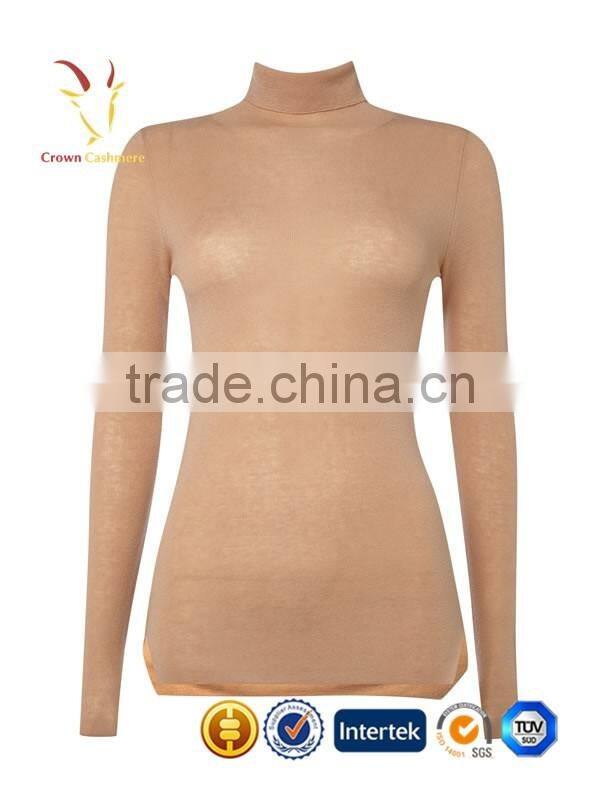 Women Korean Fashion Turtle Neck Top Pullover Sweater