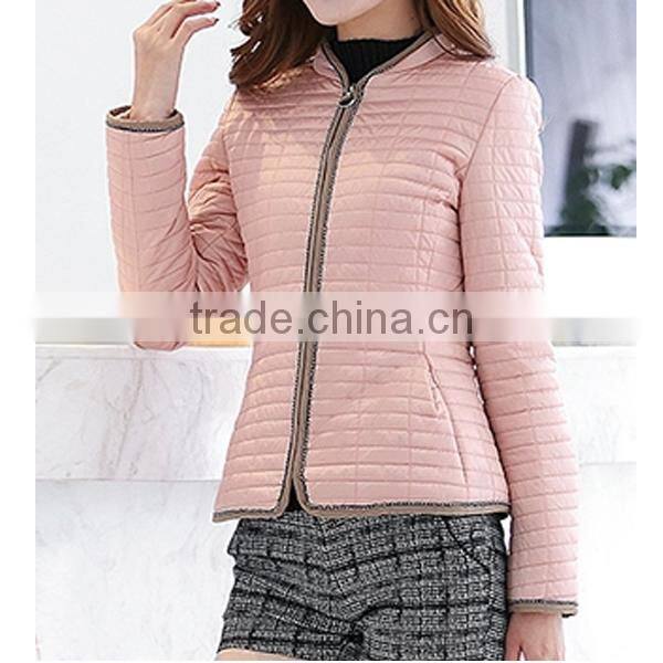 2015 Hot Sell Lady Outdoor Thin Suit Style Cotton Jacket