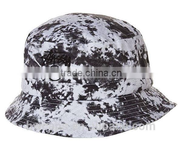 Cool custom funny cheap washed denim bucket hat
