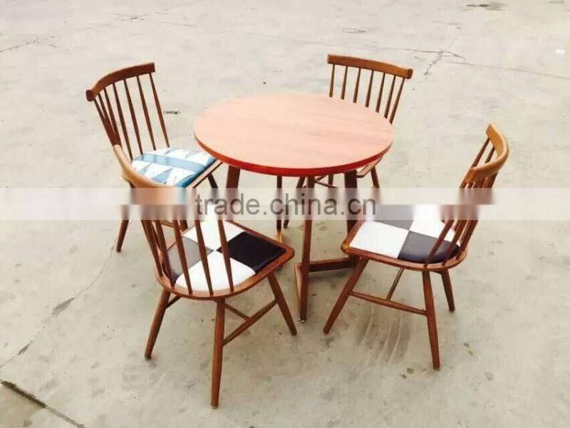2016 high quality hot selling copy wood design coffee set and dining set