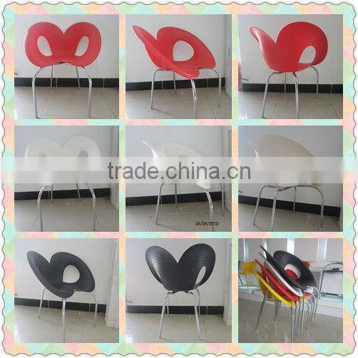 2014 hot sale Durable living room stacking plastic chair wholesale