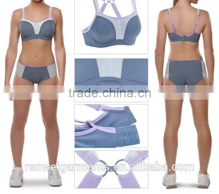 Various colors available OEM and ODM services hot sex women's sport bra