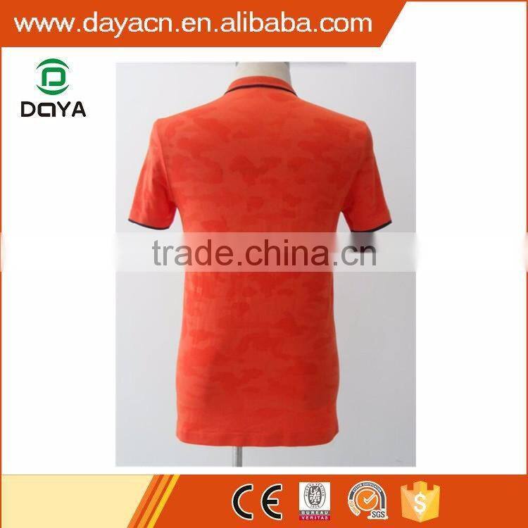 Customize Fashionable jacquard Quick Dry Men Short Sleeve seamless T-Shirts