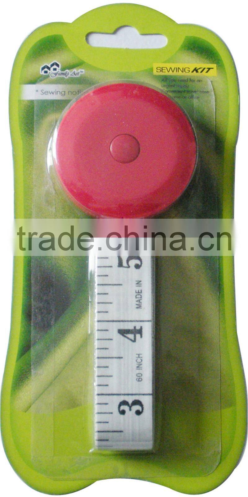PU leather Tape measure With Plastic Outer Factory