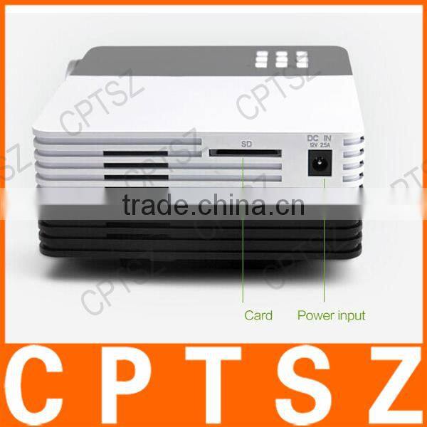 New Arrival GM-50 HD Home Theater Mini LED TV Projector Beamer SD/HDMI/VGA/AV/USB Power LCD Projector