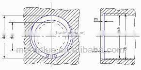 Made in Taiwan Stainless Steel IRTW Inverted Internal Retaining Ring