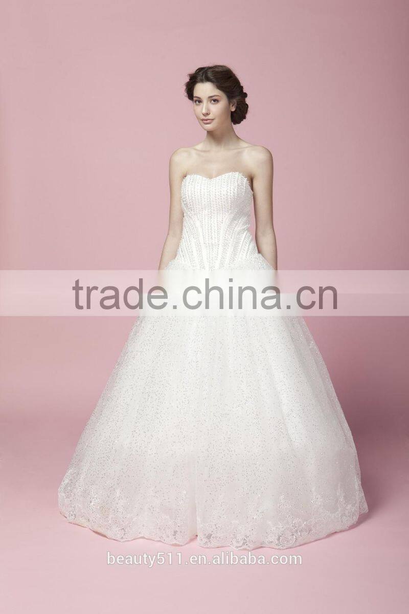 sweetheart mermaid lace mermaid color off-the-shoulder wedding dress bridal for bride V-neck bridal dress 2017 AS280