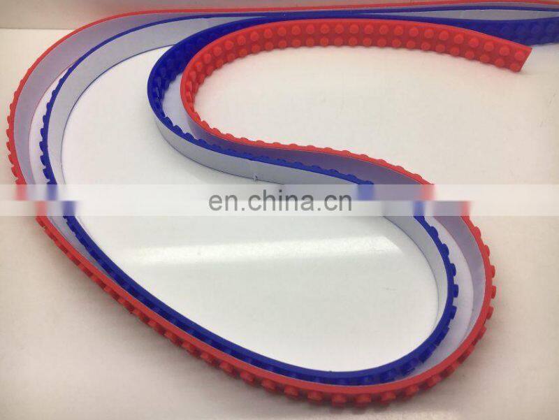 New Arrive Adhesive Loops Silicone Legoes Toy Brick Tape, Building Block Tape