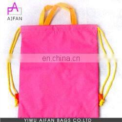 Customer White Printed Wholesale Drawstring Canvas Shoe Bag