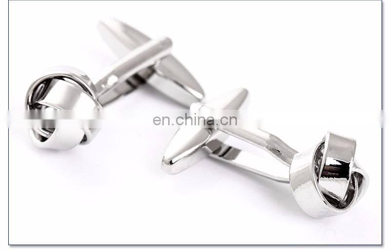 fashion metal knot alloy cufflinks men's jewelry