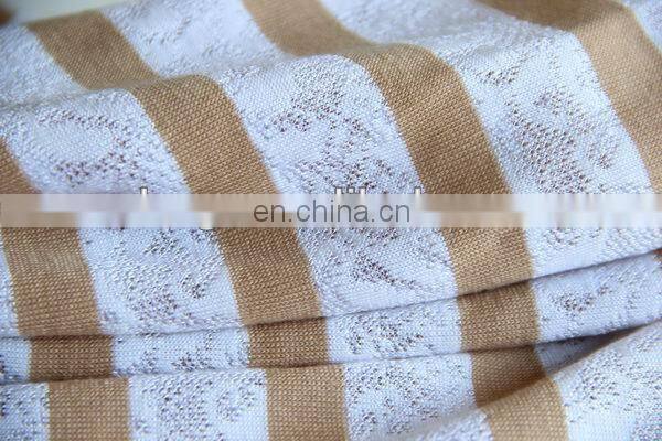 T/C LACE STRIPE KNIT FABRIC