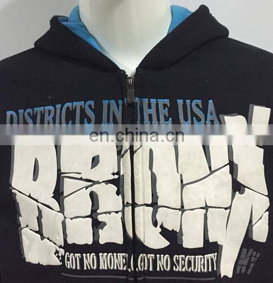 2017 Men's street hippies style sport hoodies top thick material leisure winter jacket with hood