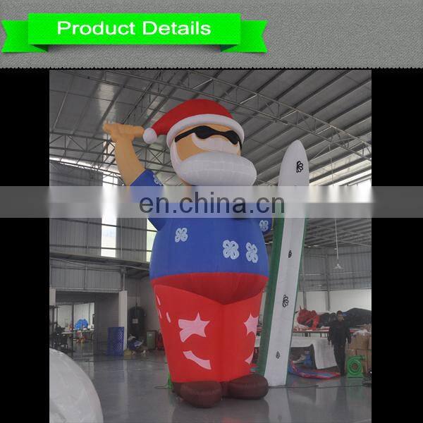 large inflatable christmas giant inflatable Santa Claus model for decoration