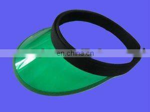 2016 hot sell promotion customized Plastic pvc Sun Visor/Cap/Hat