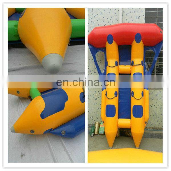 Wholesale PVC inflatable handmade flying fish inflatable pool banana