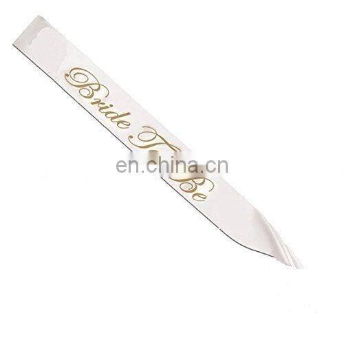 Nymph Code Bride To Be Satin Sash Bridal Sash Wedding Decorative Signs Accessories