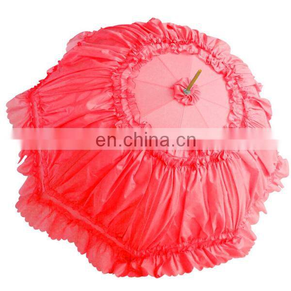 Big Size Frill Palace Wedding Bridal Shower Decorative Umbrella Bride Sun Umbrella