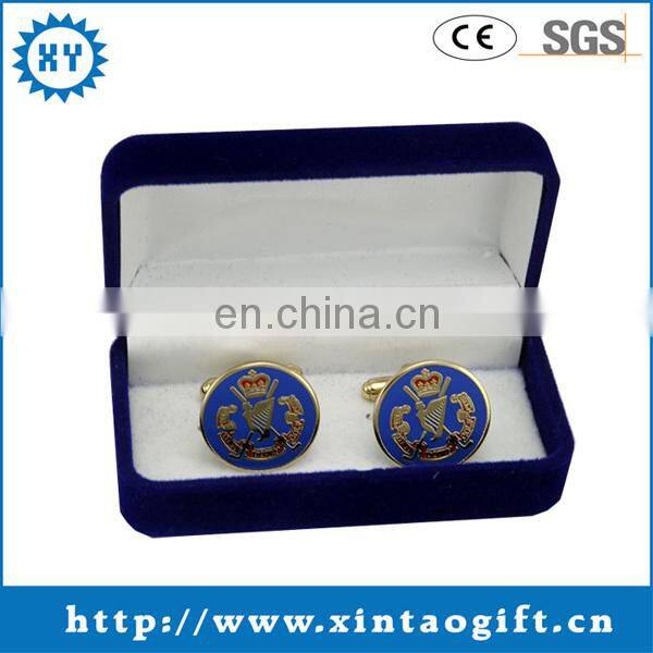 3d design copper material cufflink custom cufflinks