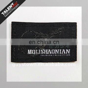 High technology metal wire woven clothing label
