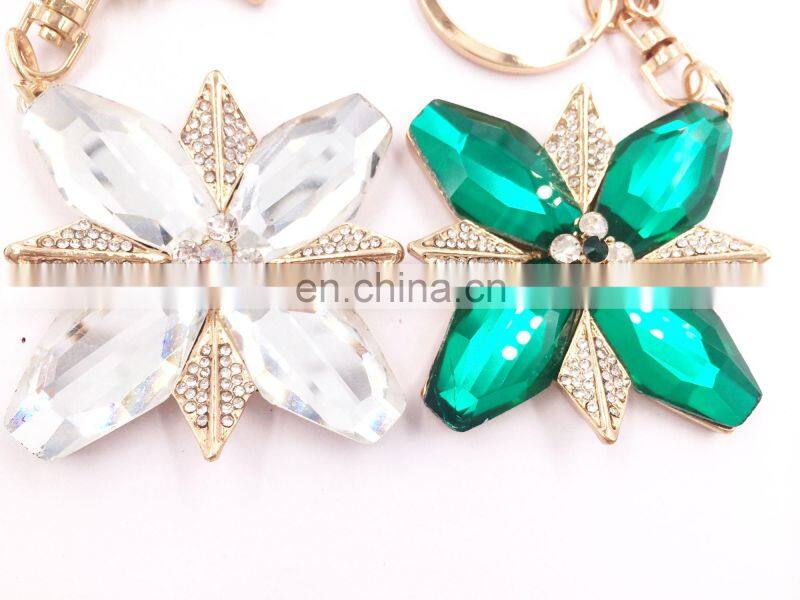 Custom Promotional Luxuriant Cute Diamond Key Chain Give Gifts