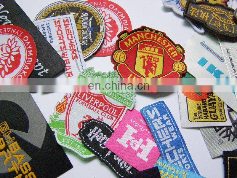 provide soft cotton clothing woven label with cutting edge