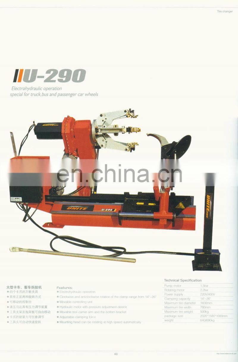 Cheap truck tire changer machine /tyre changer truck used in China