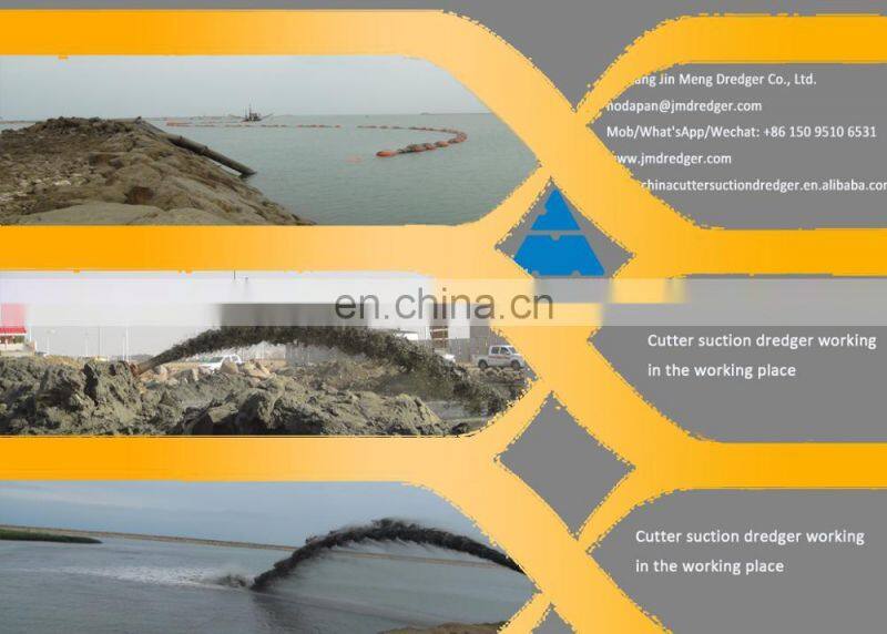 22 inch hydraulic cutter suction sand mining dredger for sand dredging with cutter head for sale