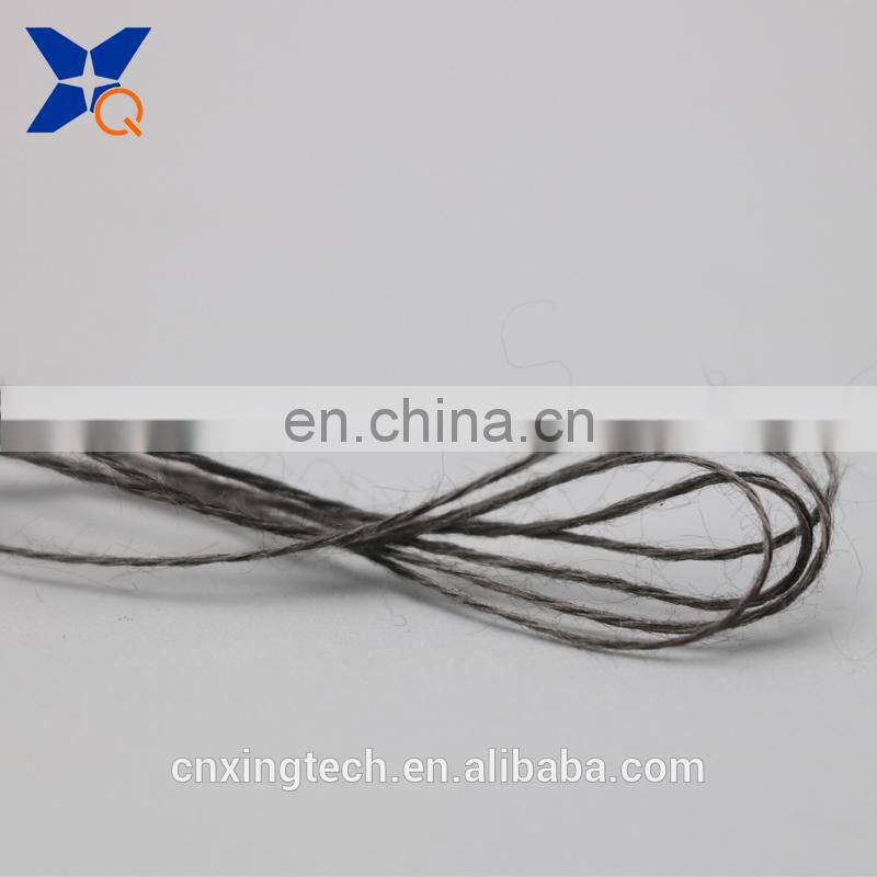 100% 316L stainless steel staple fiber spun yarn 8 micro for glass mold forming industry tape-XTAA181
