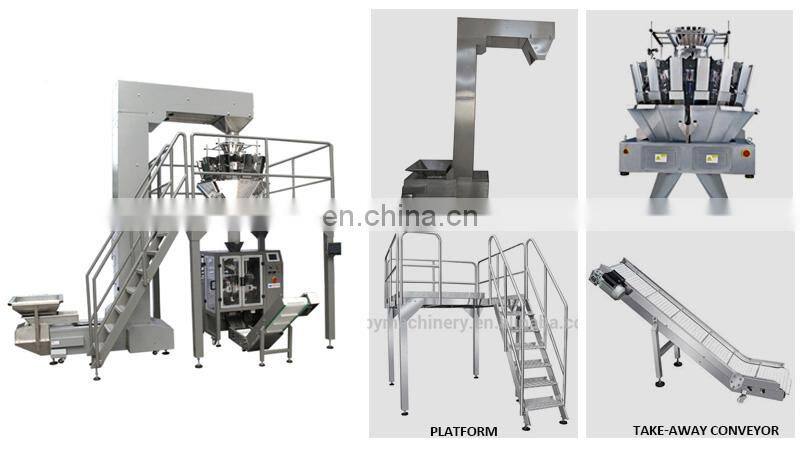 Automatic Weighing lots of food snacks packaging machine