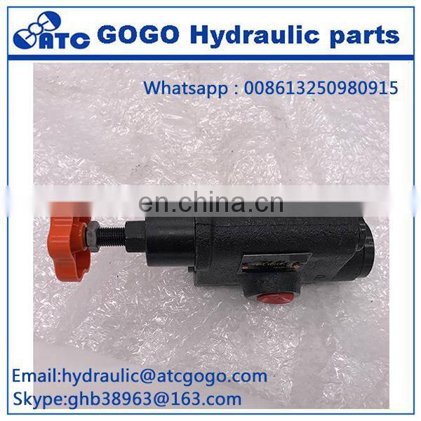 YF series of YF-B8,YF-B10,YF-B20,YF-B32,YF-L8,YF-L10,YF-L32,YF-F32,YF-F50,Y-Ha6B,Y2-Ha10B,hydraulic pilot pressure relief valve