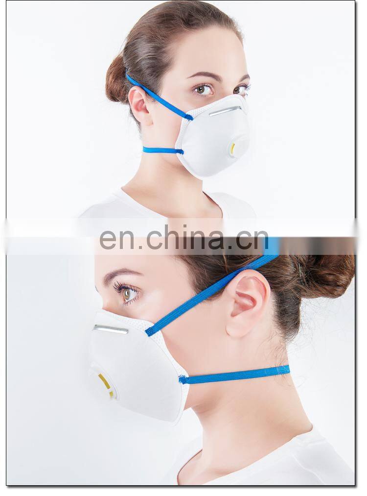 Disposable Mouth Cover Anti PM2.5 Pollution Dust Protective Mask With Valve