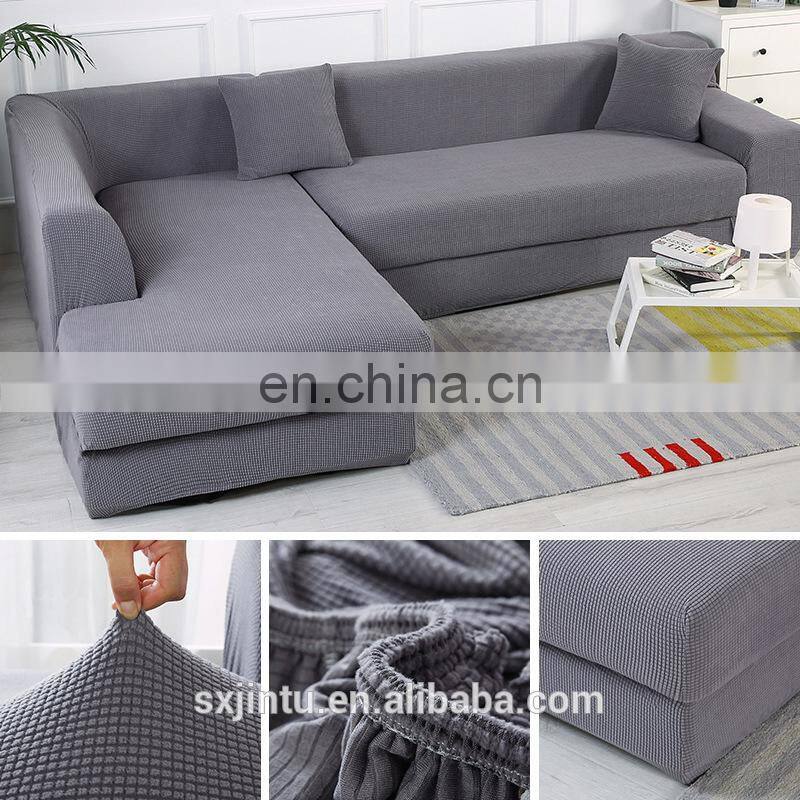 universal Elastic Sofa Cover Super Soft Stretch L Sofa Cover