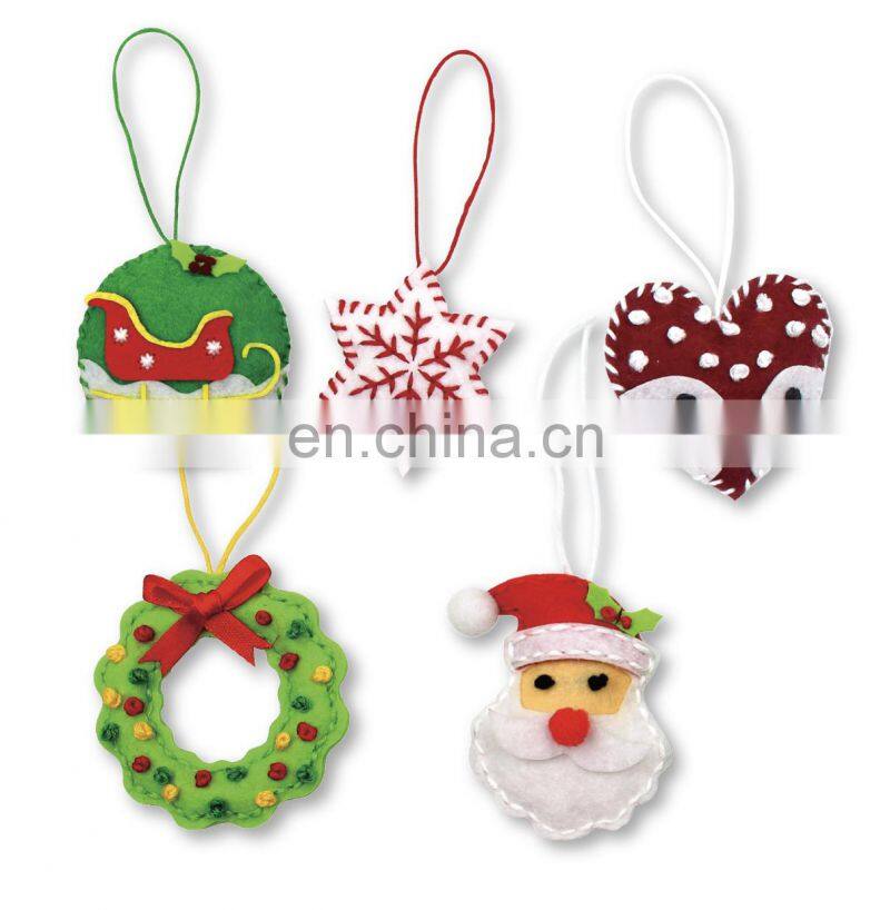Handmade sew  kit educational diy Toy Christmas  Ornaments For Kids