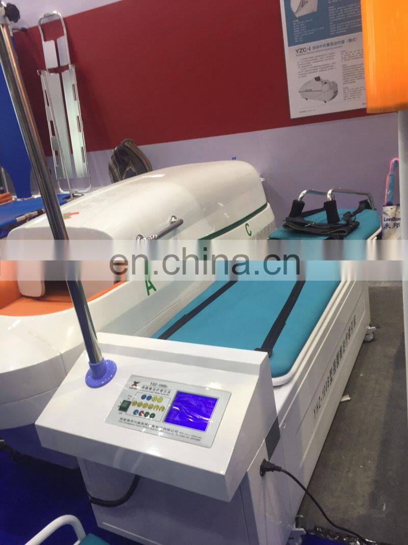 Rehabilitation equipment 3D lumbar and cervical traction bed