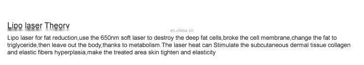 portable weight loss liposuction machine  lipo laser wavelength 650nm 980nm