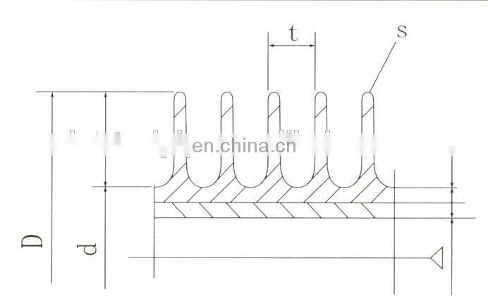 SA213 T11 Extruded Aluminum G Type Finned Tube for Heat Exchanger