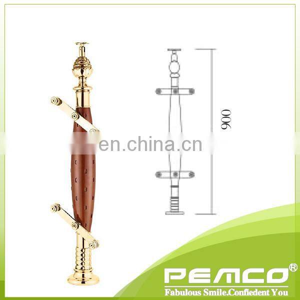 Factory Direct Sale customized adjustable balcony wood railing designs