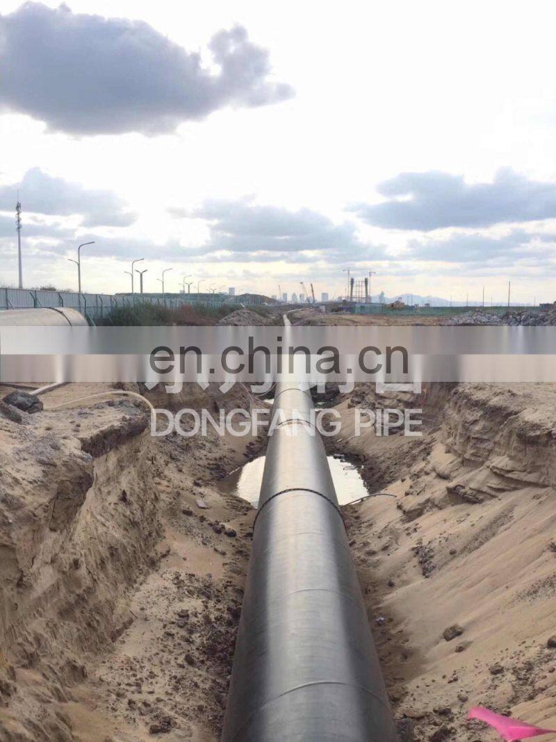east API 5L 3PE coating Seawater pipe
