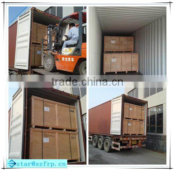 FRP/GRP/glass fiber reinforced plastics channel/frp square tube