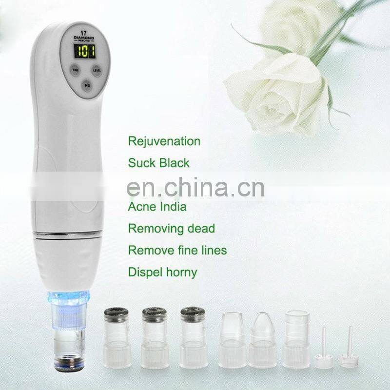 Portable plug-in type Easy Operation strong suction pore cleansing black head vacuum beauty machine