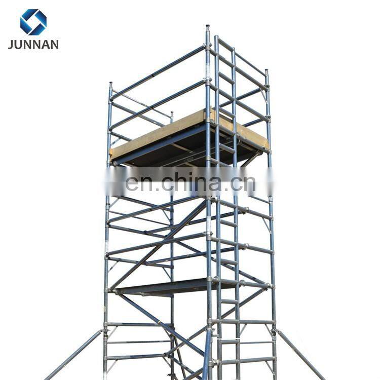a frame scaffolding for building construction