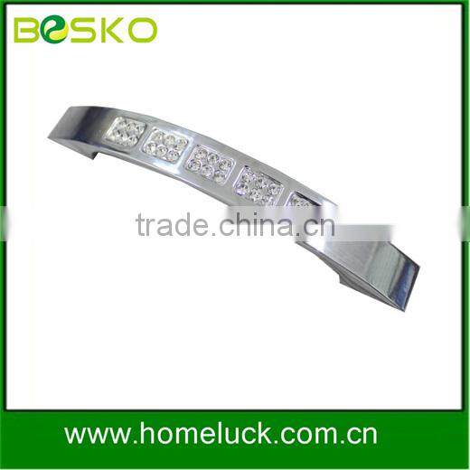 New zinc alloy diamond crystal drawer handles
