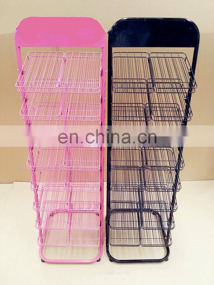 Metal Big Size Nail Polish Display Organizer Wall Rack Hold