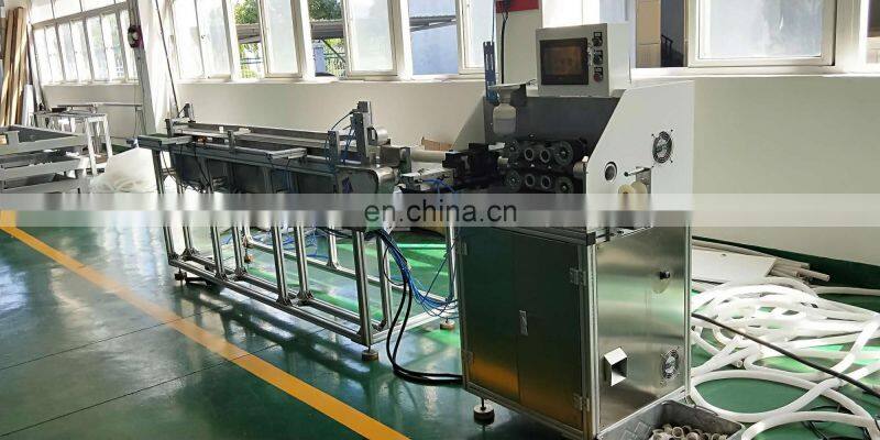 PE conduit pipe corrugated tube/ Flexible plastic corrugated tube convoluted tubes split loom tubing making machine