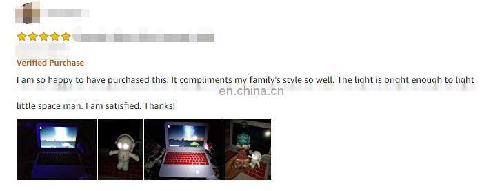 Giftwhole Mini USB Flexible Spaceman Astronaut Night LED Light Bulb for Laptop PC Reading