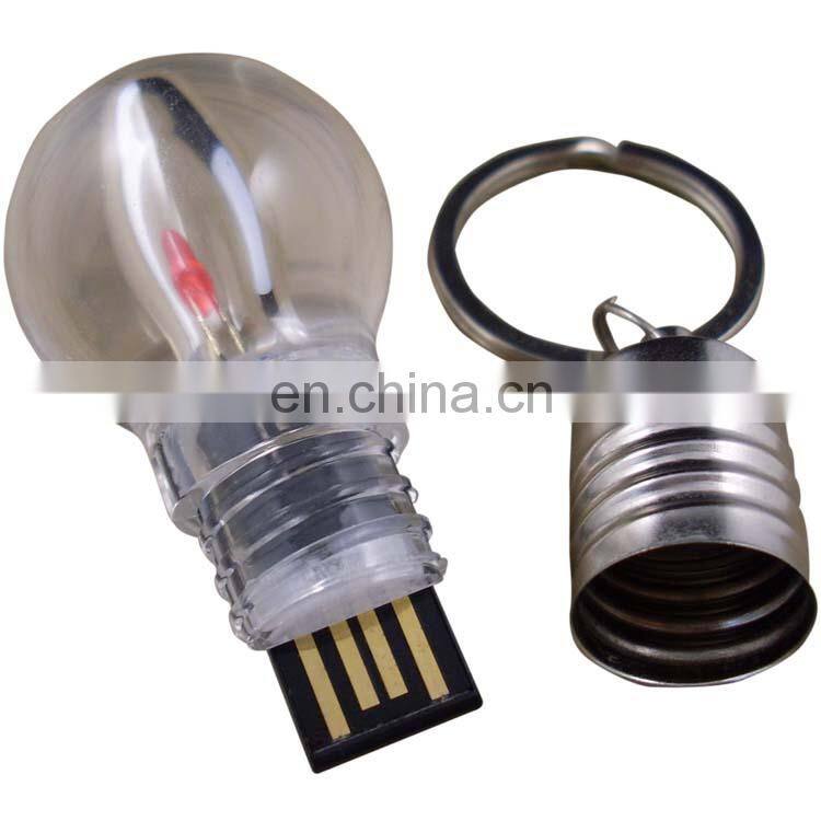 Bulb usb flash drive plastic lamp bulb memory stick usb 2.0 3.0 pen drive